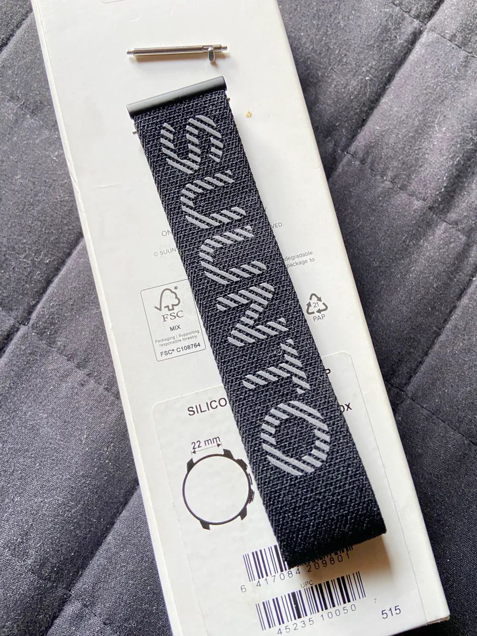 Pulseira Suunto Nylon 22mm Original 