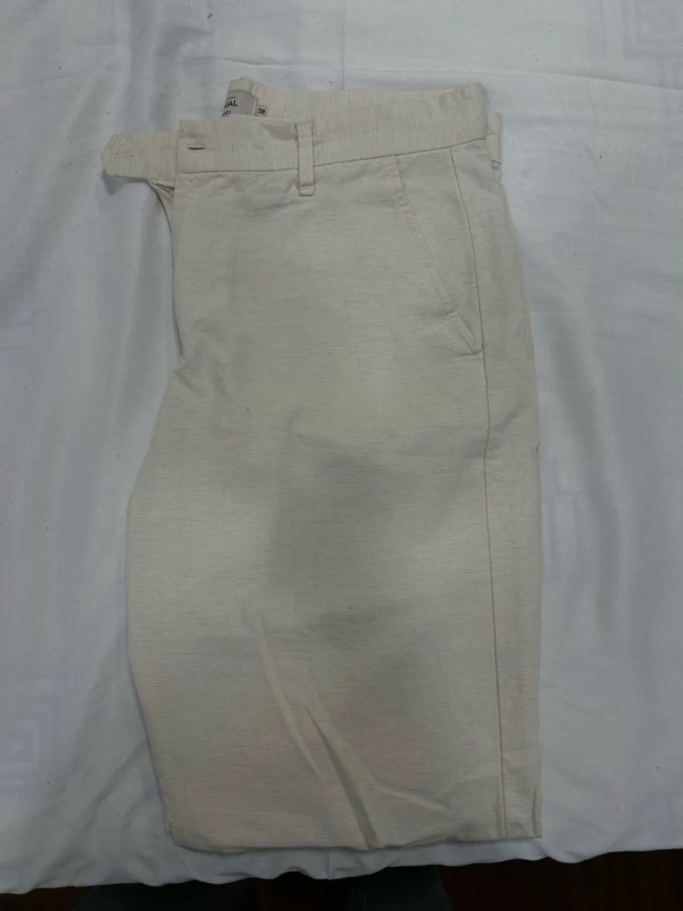 Calça de Linho Reta
