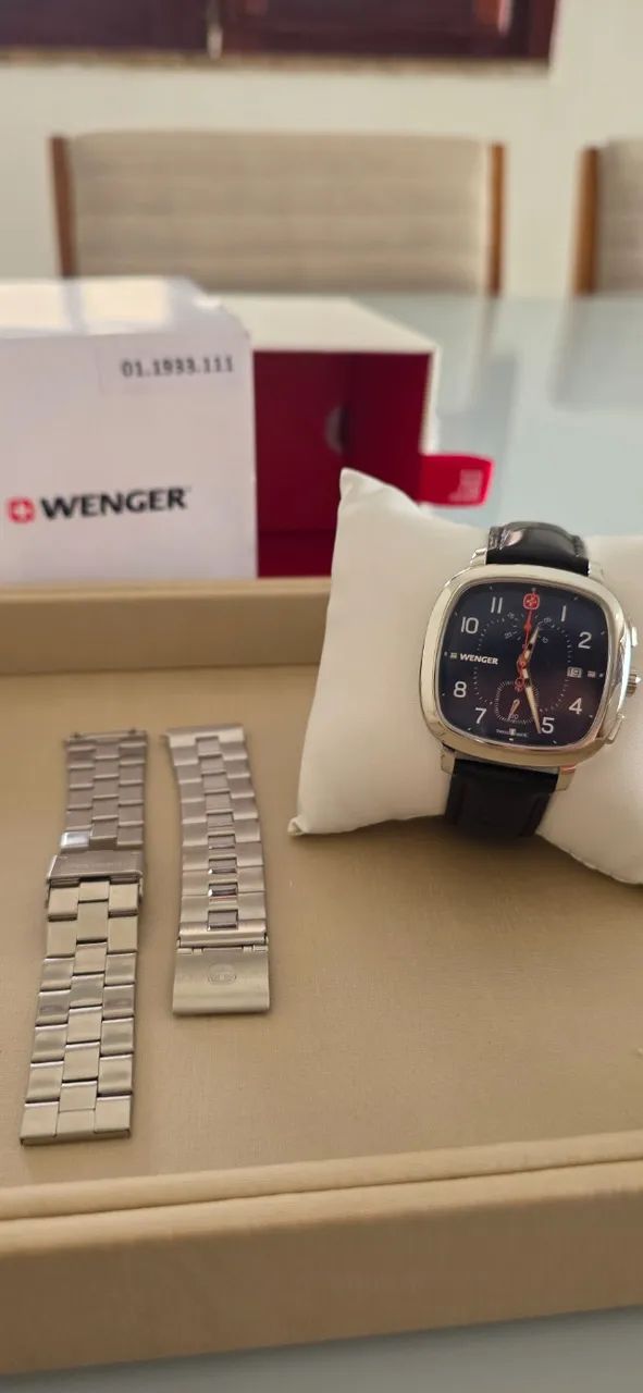 クラシック WERGO 50 Years Music of Our Time Relógio Wenger Vintage Sportchrono - Acessórios - Cambeba