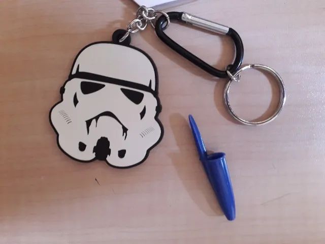 Chaveiro Star Wars Stormtrooper Emborrachado - Foto 3