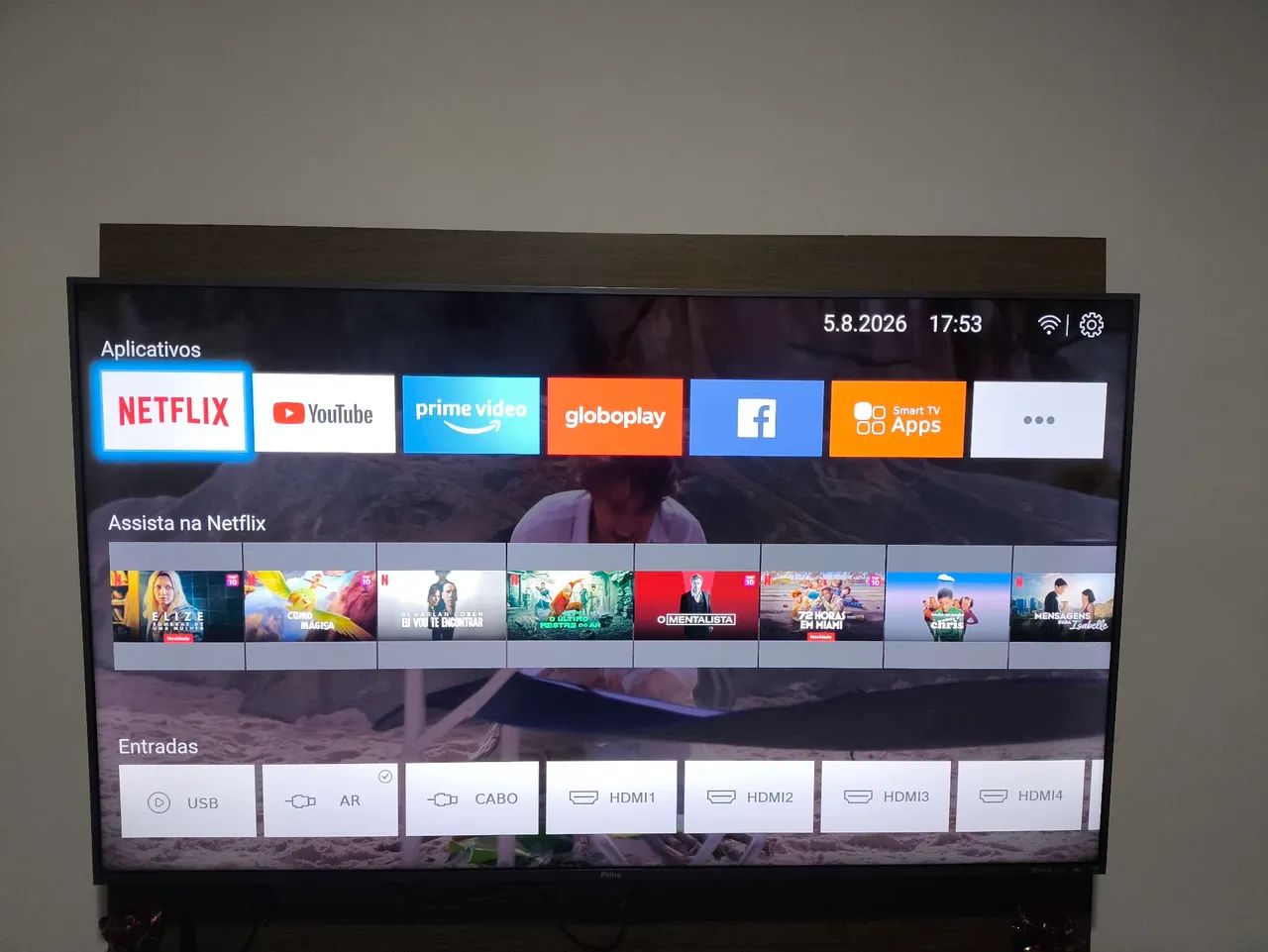 Smart tv 58 polegadas 4K Philco - Foto 2