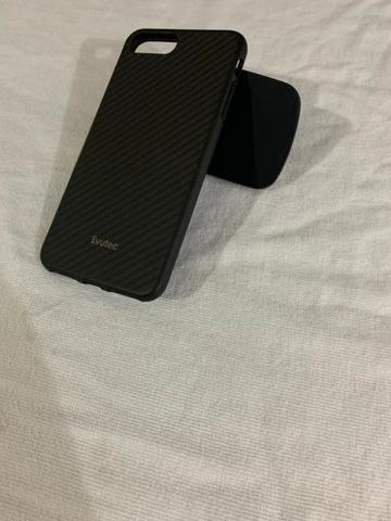 Capa Case Evutec Carbono Para iPhone 8 E 7 Plus C/ Acessório