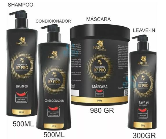 Kit Força Total B7 PRO Hábito Cosméticos - Foto 3