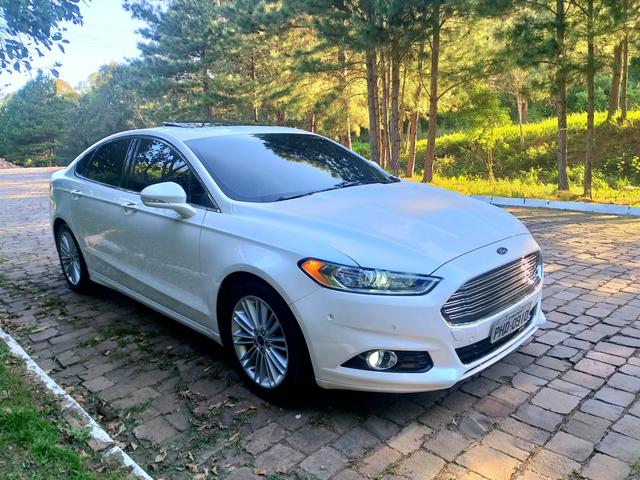 Ford Fusion Titanium awd 2015 2.0 Turbo (Pacote premium/interior caramelo) - Foto 3
