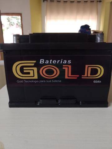 Bateria GOLD 60 AH nova com garantia 170,00 base troca ac cartao entrego