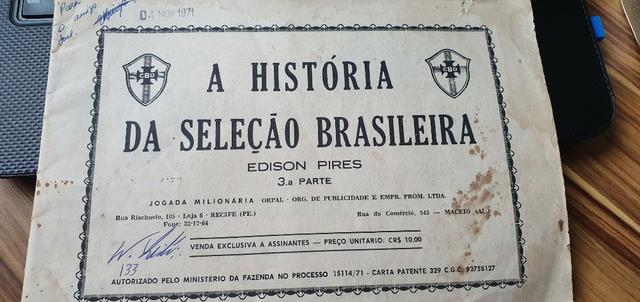 Fascículos A História Da Seleção Brasileira - Edição De 1971 - Foto 3