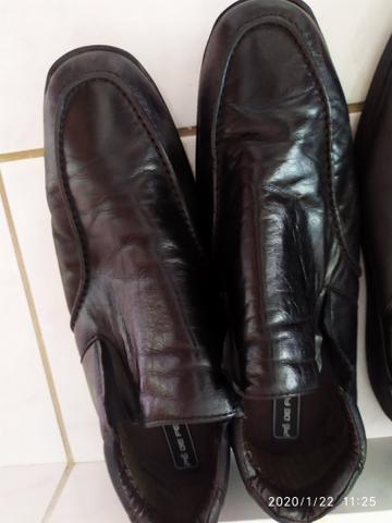 5 pares sapatos masculinos em couro (42) pelo preço de 1 - Foto 5