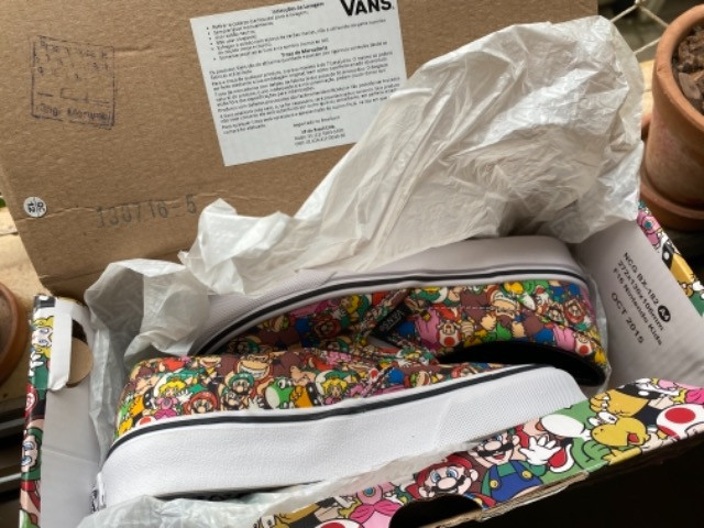 tenis vans mario bros