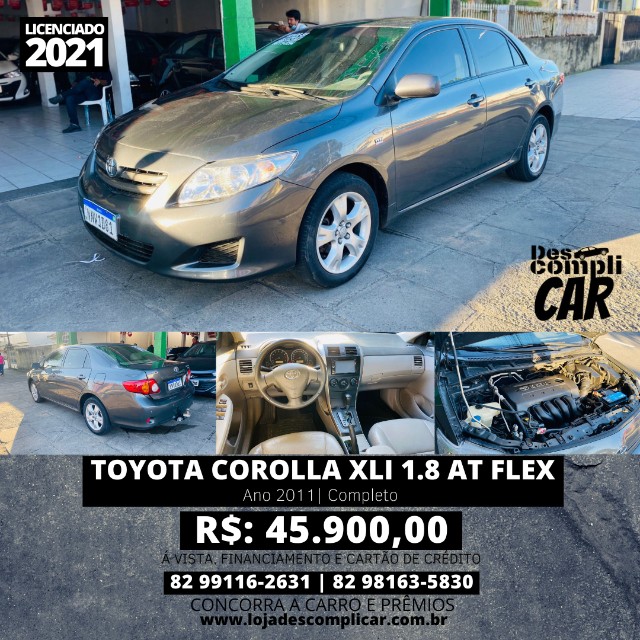 COROLLA XLI 1.8 AT FLEX 2011  TRIUNFO AUTOMÓVEIS 