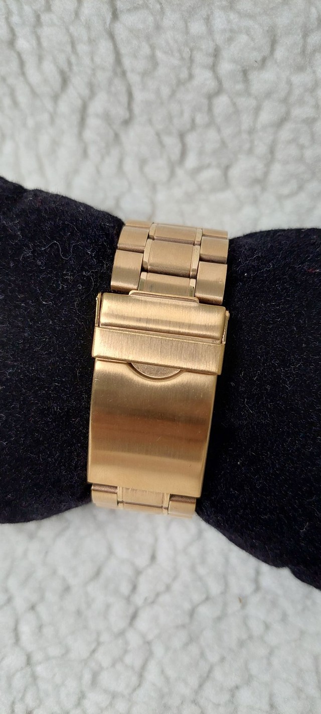 Relógio Akium Feminino Aço Dourado Rosé TML 7128A 30mt - Foto 2