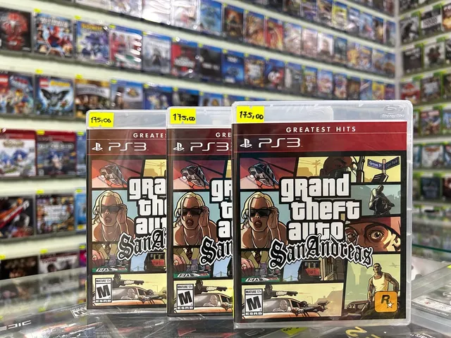 GTA San Andreas mídia física PS3 novo Lacrado