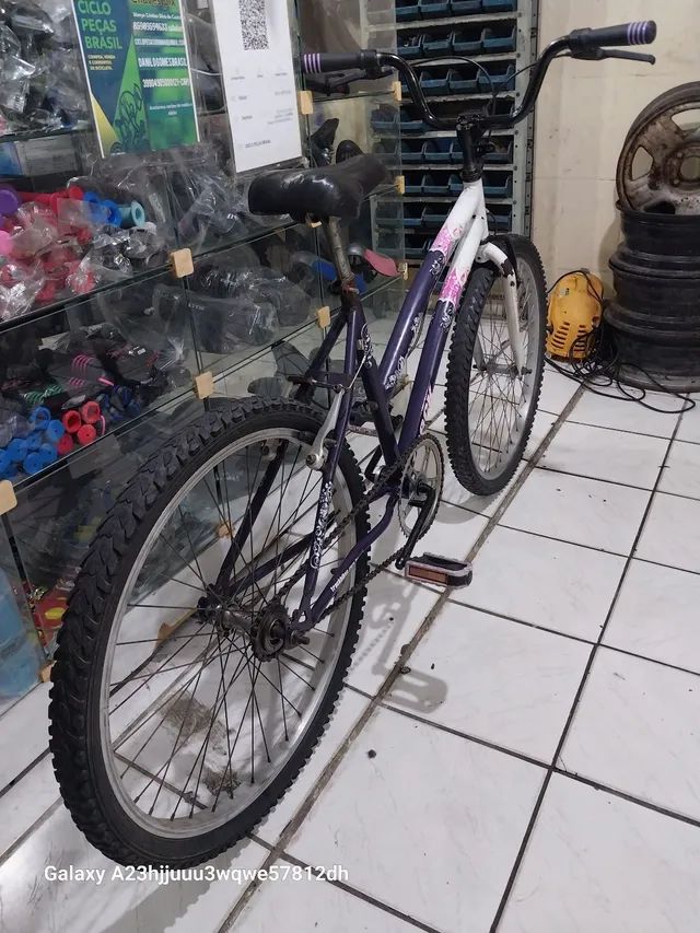 Bicicleta usada aro 24 feminina