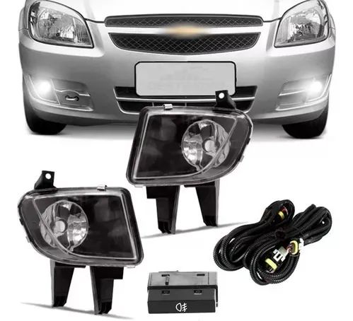 Kit Farol de Milha GM Celta 2012 à 2015 / Prisma 2012 - ShockLight - 040810