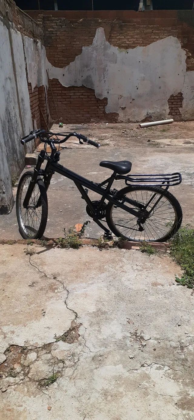 Bicicleta bike aro 26 zera preta - Foto 3