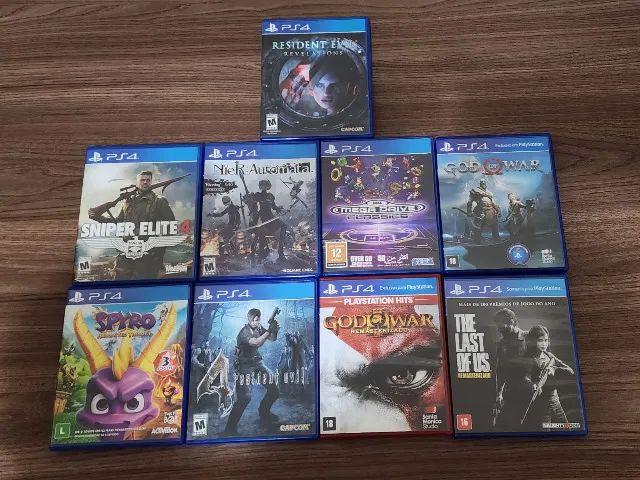 Jogos De PS4 Novos Lacrados Mídia Fisica CD