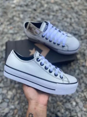 Tênis Converse All Star Plataforma Couro Envio Imediato + Nf