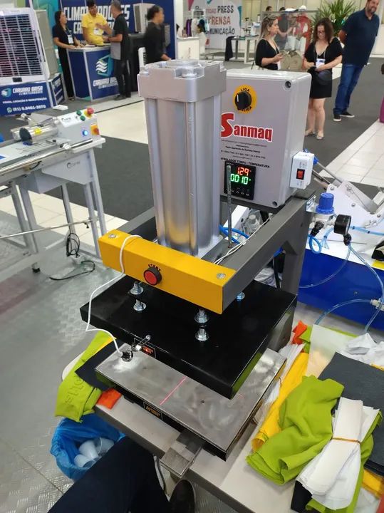 Prensa Térmica pra  Embossing e DTF