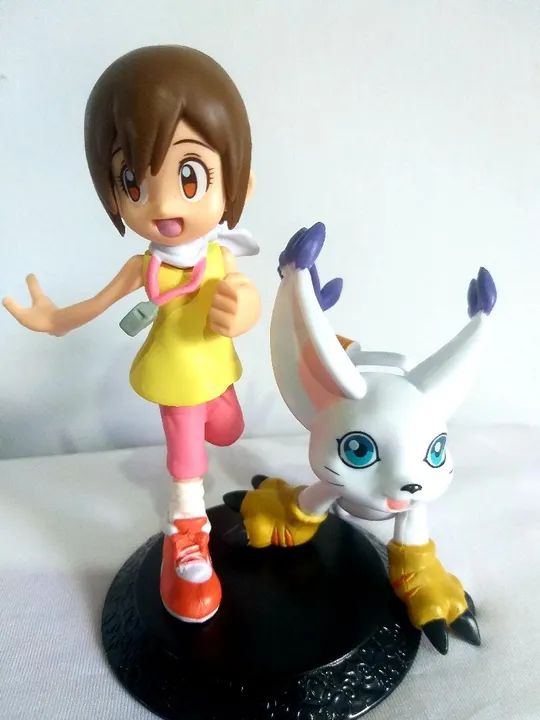 Action Figure Kare e Tailmon - Coleção Digimon Adventure
