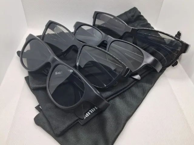 4 Óculos 3D Passsivo PTA417 para TV 3D Philips (dois pares) - Foto 4