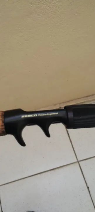 Vara carretilha, fibra de carbono