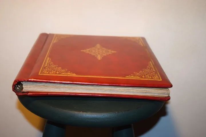 álbum de fotos vintage cgc com capa de couro - Foto 5