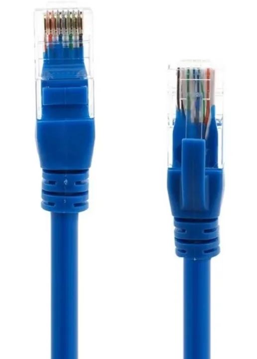 Cabo de Rede Ethernet CAT5e 10 Metros Azul - Anatel - Foto 4