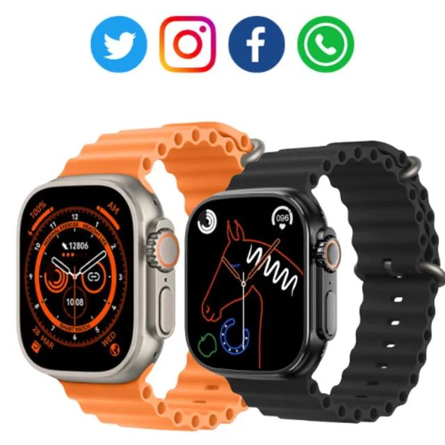SMARTWATCH + 2 PULSEIRAS 