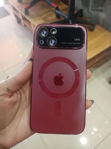 Capa iPhone 13 Vermelho/Bordô 