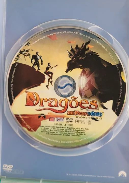 DVD Filme Desenho Dragões de Fogo e Gelo Original - Foto 4