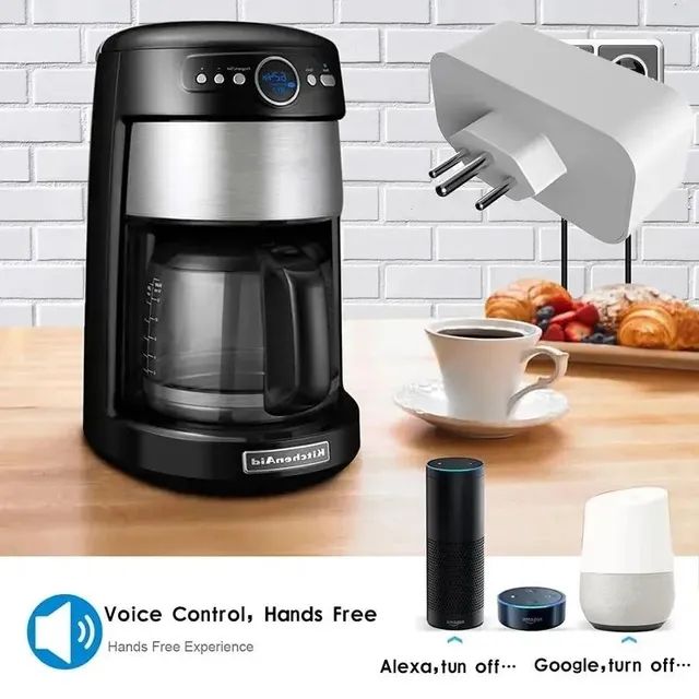 Plugue de Tomada Wifi Tuya, Compatível com Alexa, Controle a distância  - Foto 2