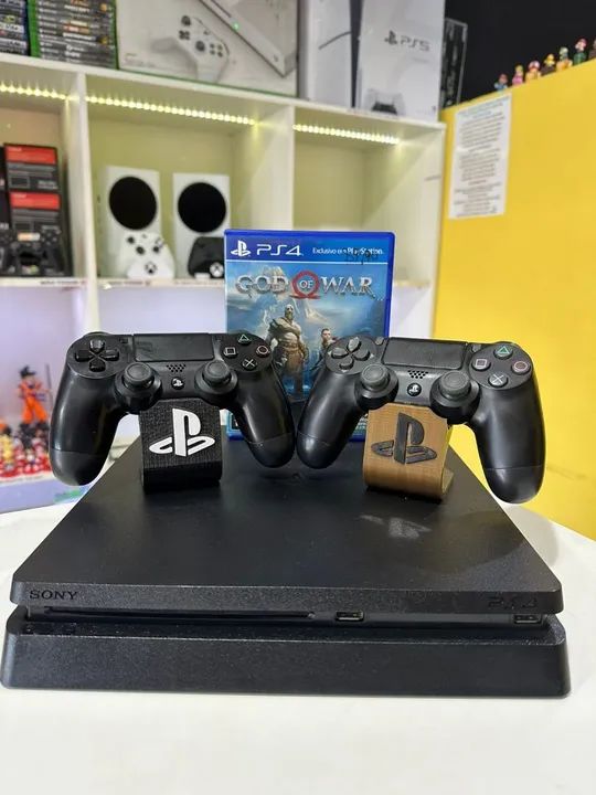 Playstation 4 Slim 500gb ou 1Tb Aceito seu Usado troca