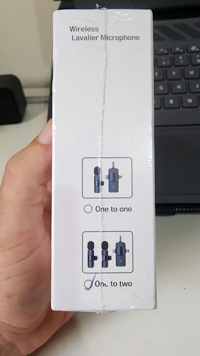Microfone Lavalier Sem Fio para Celular - Vlog, Entrevista e Live - Foto 3