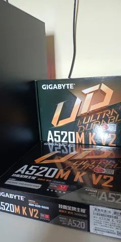 Placa Mãe Am4 A520m da Gigabyte com 1 ano de garantia - Foto 2