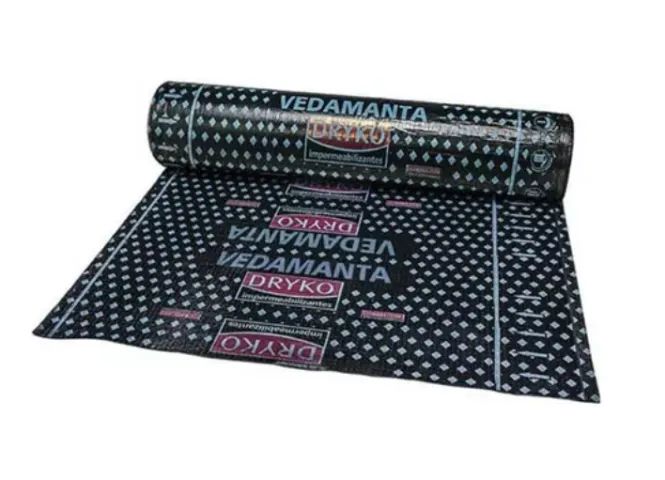 Manta Asfáltica 3mm Laje Polietileno Rolo 10 Metros - R$249,99 A vista