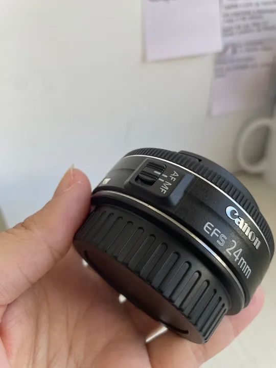 Lente Canon EFS 24mm - Ótima qualidade de imagem (usada poucas vezes) - Foto 5