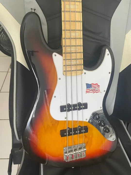 Contrabaixo SX Jazz bass 4 cordas VTG SERIES,custom handmade - cor: sunburst
