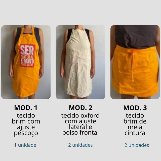  Toucas e aventais diversos - Foto 2