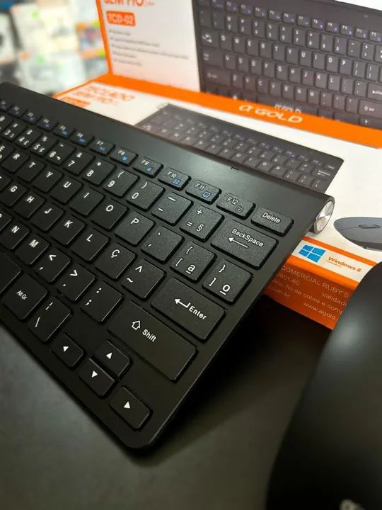 Kit Teclado e Mouse Sem Fio GOLD TCD-02 - Foto 5