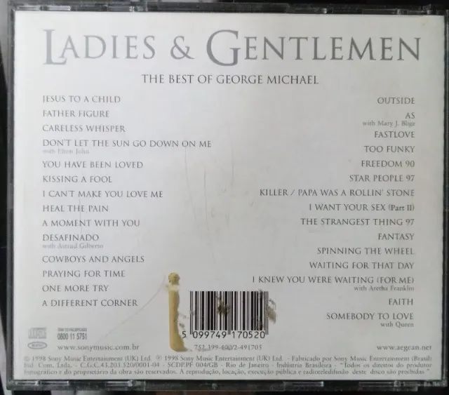 Box CD Duplo George Michael Ladies & Gentlemen Best Of - Foto 2