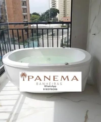 OFURO OVAL COM HIDROMASSAGEM E AQUECEDOR MEDIDA 1.90 X 1.08 X 0.60 DUPLO - Foto 6