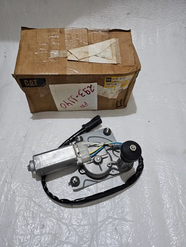 Escavadeira caterpillar conjunto motor limpador parabrisa novo original 2931140