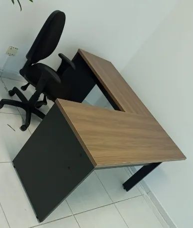 Mesa em L - Estação de Trabalho - Mesa Escritório - Foto 2