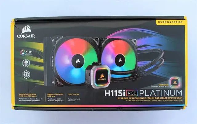 Water Cooler H115i RGB PLATINUM - Foto 2