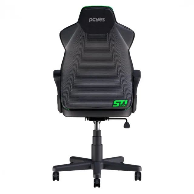 Cadeira Gamer PCYes Mad Racer STI Turbo Savage Green - WZetta - Foto 4