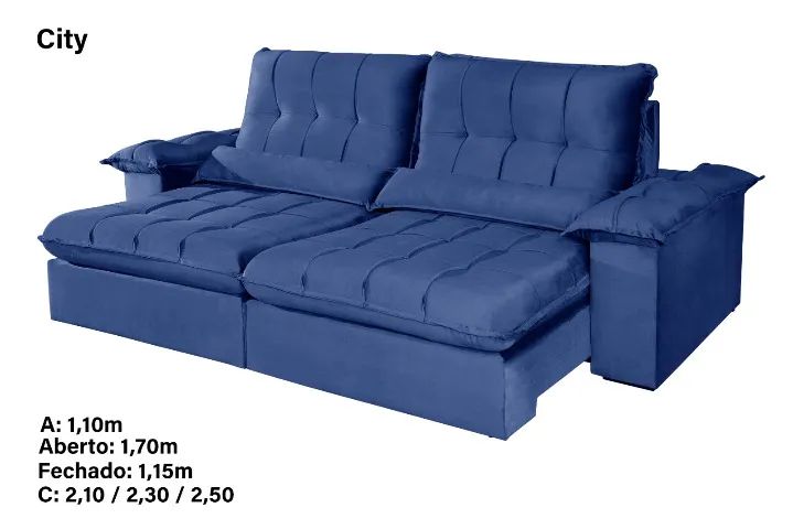 Sofá Retrátil e Reclinável CYT8111922 - Foto 2