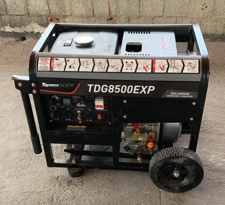 Gerador Toyama 7KVA a diesel monofásico novo! 