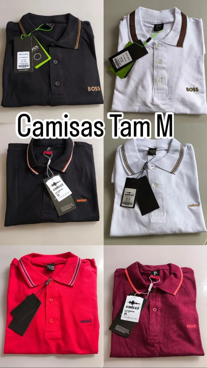 Camisas Polo Tam M - Boss e Colcci