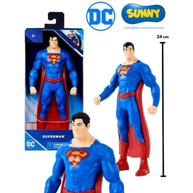 Boneco Superman Articulado DC Comics Original 24cm - Foto 2