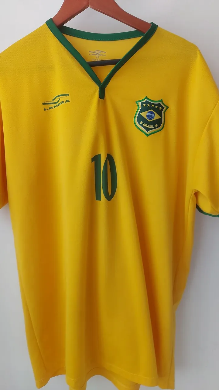 Camisa de Futebol do Brasil - Número 10