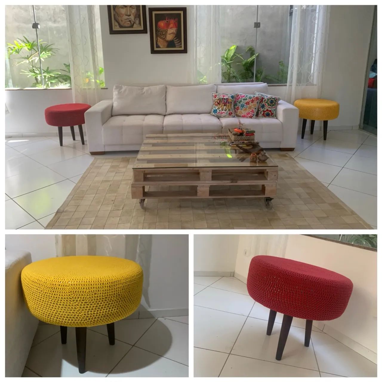 Mesa lateral cama ou sofá 